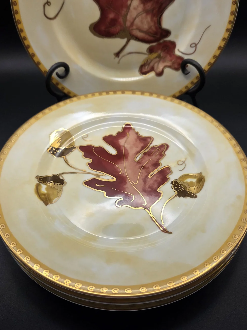 4 Crate & Barrel CBL27 Salad Plates 8 ¼